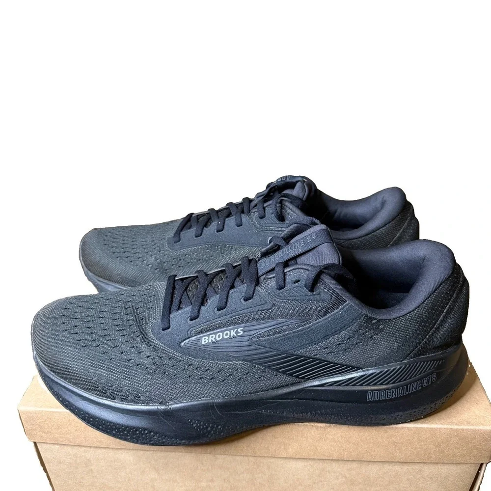 Brooks Adrenaline GTS 24 Black Ebony 1104371D020 Men's Size 14